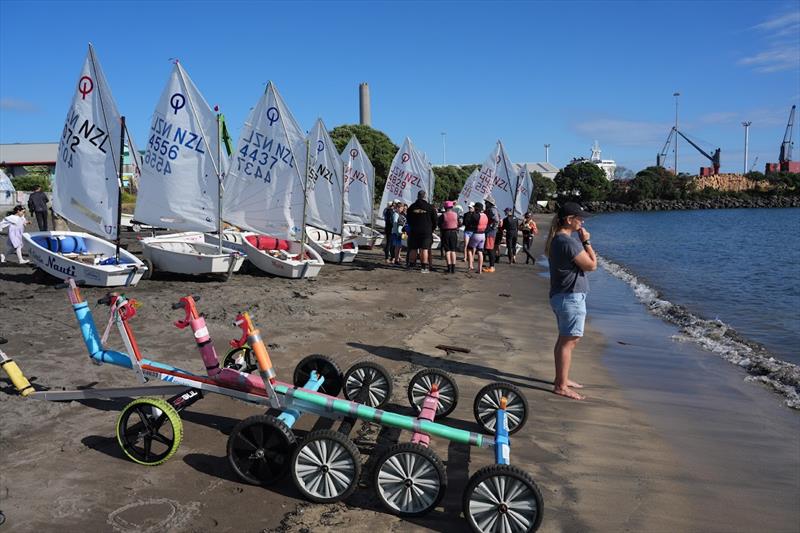 Measurement and Registration - Toyota Optimist Nationals - New Plymouth YC - April 3, 2026 - photo © Billy Preston