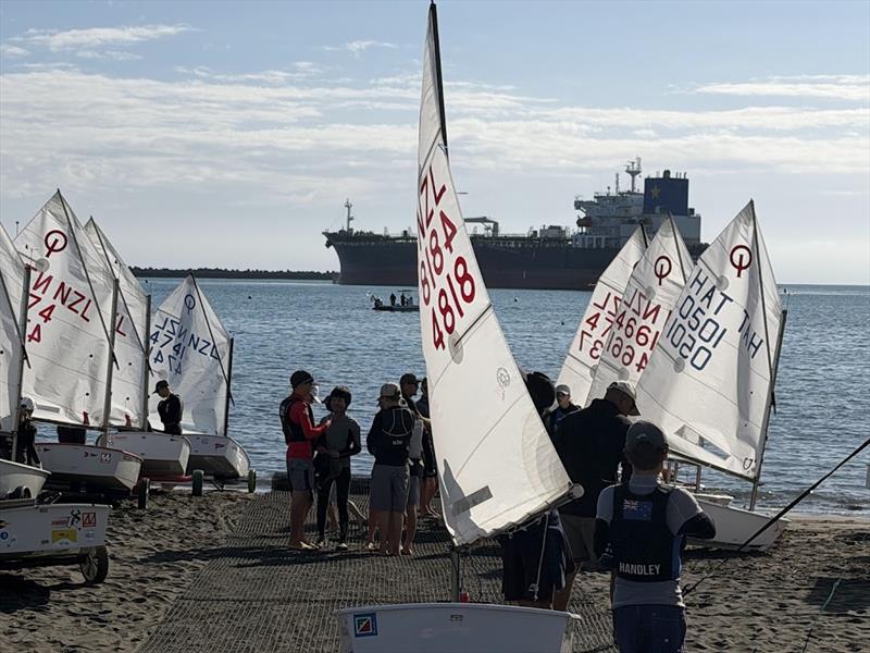 Measurement and Registration - Toyota Optimist Nationals - New Plymouth YC - April 3, 2026 - photo © Billy Preston