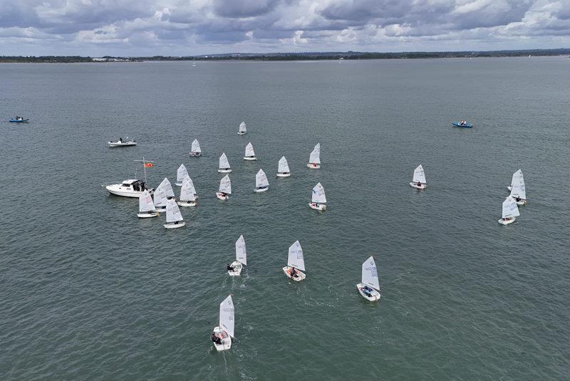 Racing Regatta Fleet - Magic Marine Optimist open meeting at Hayling Island - photo © Carl Rizzo