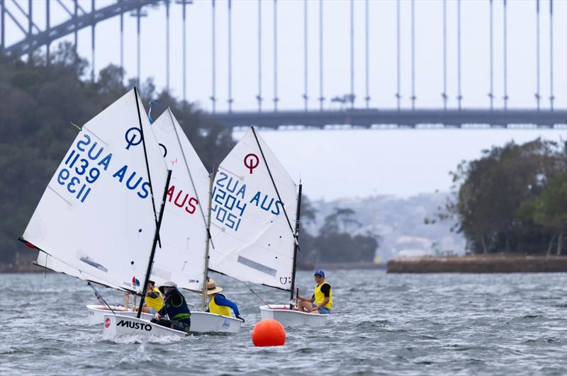 Optimist Winter Interclub Series photo copyright Thomas Jacobsen taken at Hunters Hill Sailing Club and featuring the Optimist class