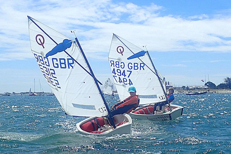 Gusty conditions under bright blue skies - Red Ribbon Regatta at Hayling Island - photo © Melvyn Cooper