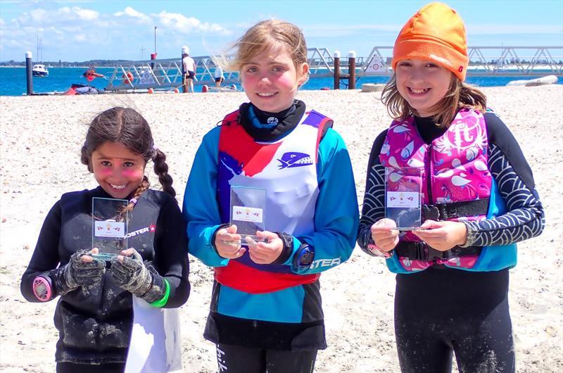 Overall winners - Red Ribbon Regatta at Hayling Island photo copyright John O'Keeffe taken at Hayling Island Sailing Club and featuring the Optimist class