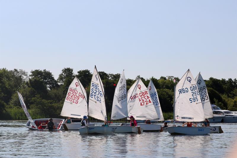 Optimist fleet - Wroxham Week 2026 at Norfolk Broads YC - photo © Elysia Ferrier-Hanger