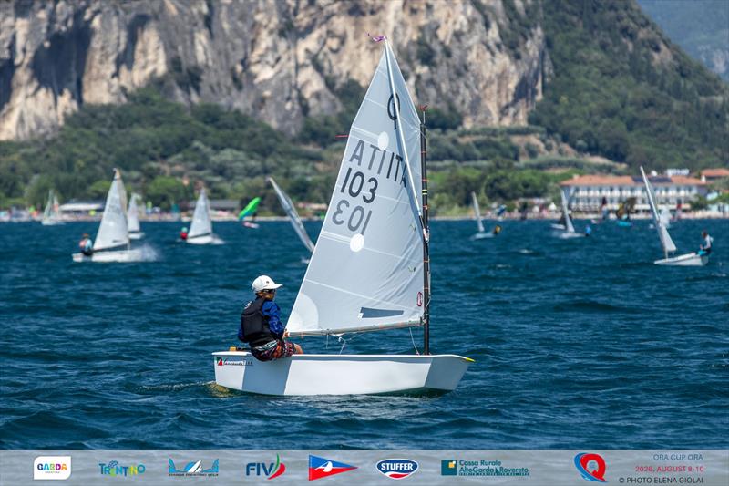 Ora Cup Ora 2026 - Day 2 photo copyright Elena Giolai taken at Circolo Vela Arco and featuring the Optimist class