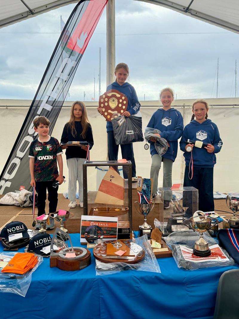 Coached Regatta Fleet Podium Winners in the IOCA UK Optimist National Championships at Largs Sailing Club photo copyright oct_films taken at Largs Sailing Club and featuring the Optimist class