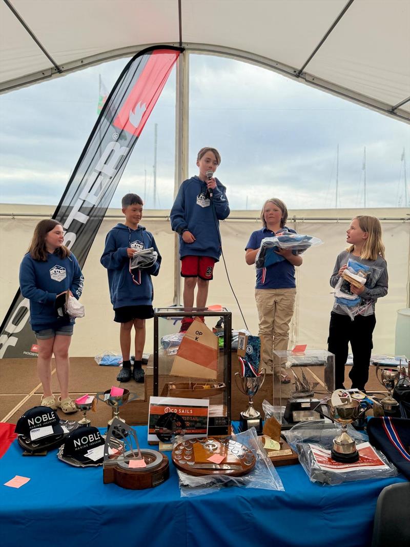 Racing Regatta Fleet Podium Winners in the IOCA UK Optimist National Championships at Largs Sailing Club photo copyright oct_films taken at Largs Sailing Club and featuring the Optimist class