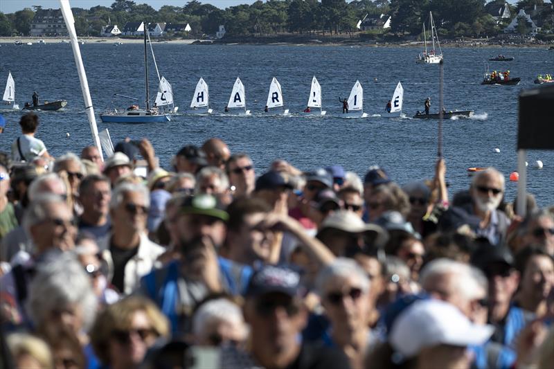 The sea, sailors and the public gathered for a tribute to Charlie Dalin - photo © Olivier Blanchet / Disobey