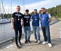 TENET team by Perttu Monthan and Mikko Karppinen, and team GOODIO by Turo Nummi and Kim Jääskeläinen - Finnish Double-Handed Champions 2025 © Noora Westerlund
