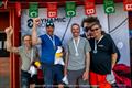 ORC Class A podium - Silver: KAMINAMI (FIN) Antti Niiniranta and Peter Flinkmann ; Bronze: NIKE (SWE) - Martin Angsell and Anna Drougge - Garmin ORC DH European Championship Helsinki 2025  © Pepe Korteniemi