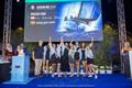 The PHILEAS FOGG (AUT) team showing their thrill at winning the Aegean Hera Trophy for being the first all-female team to finish the race &copy; Nikos Alevromytis / Alen Photography
