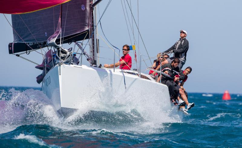 Low Noise at speed downwind at the ORC European Championship photo copyright Jesus Renedo taken at Real Club Nautico Valencia and featuring the ORC class