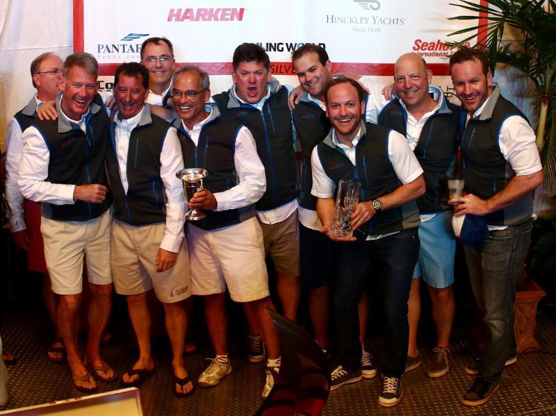 The Teamwork team winning the ORC 1 Class trophy at Quantum Key West Race Week 2016 - photo © Max Ranchi / Quantum Key West