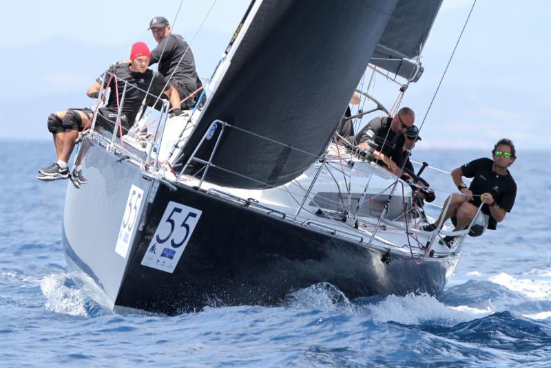 Bodini having a look at the mark from the leeward side of Katarina II on day 3 of the ORC Europeans - photo © Andrea Carloni