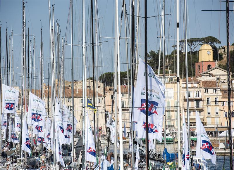 The fleet at dock during the 2017 Giraglia Rolex Cup in Saint-Tropez - photo © Rolex / Kurt Arrigo 