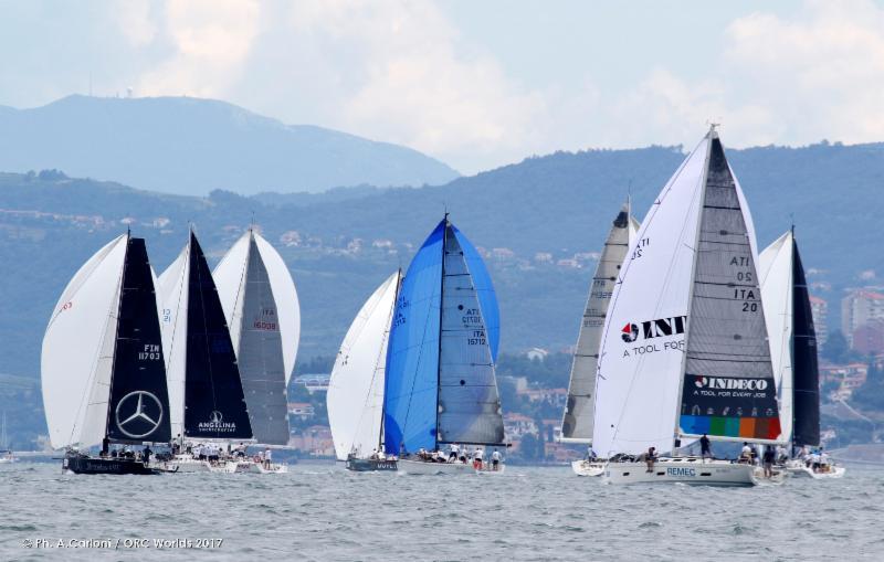 Perfect practice breeze kept the action close on the ORC World Championship practice day photo copyright Andrea Carloni taken at  and featuring the ORC class