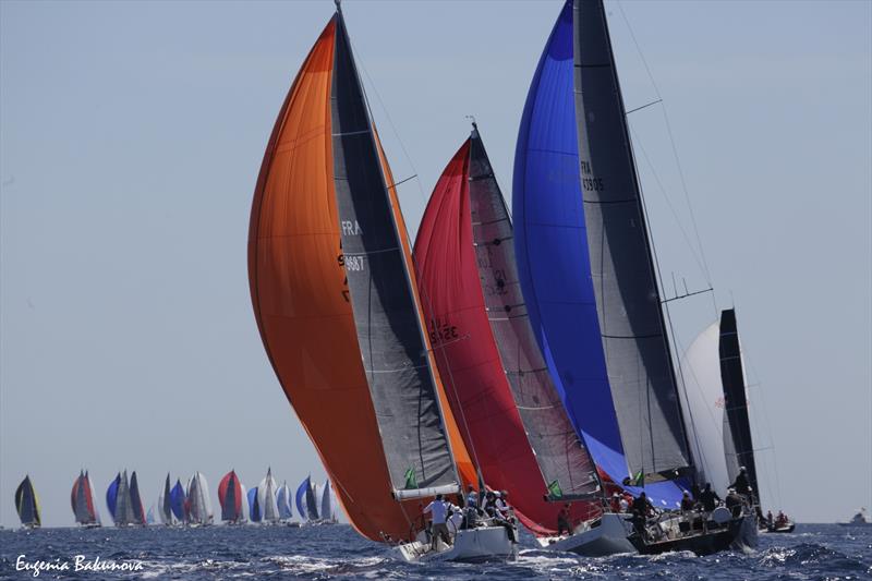 Rolex Giraglia Offshore Race Start photo copyright Eugenia Bakunova / www.mainsail.ru taken at Société Nautique de Saint-Tropez and featuring the ORC class