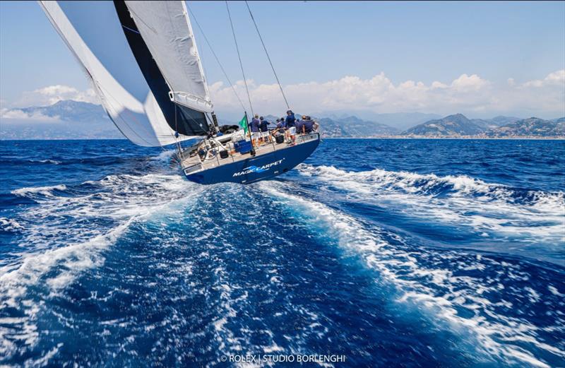 Rolex Giraglia 2021 underway photo copyright ROLEX / Studio Borlenghi taken at Yacht Club Sanremo and featuring the ORC class