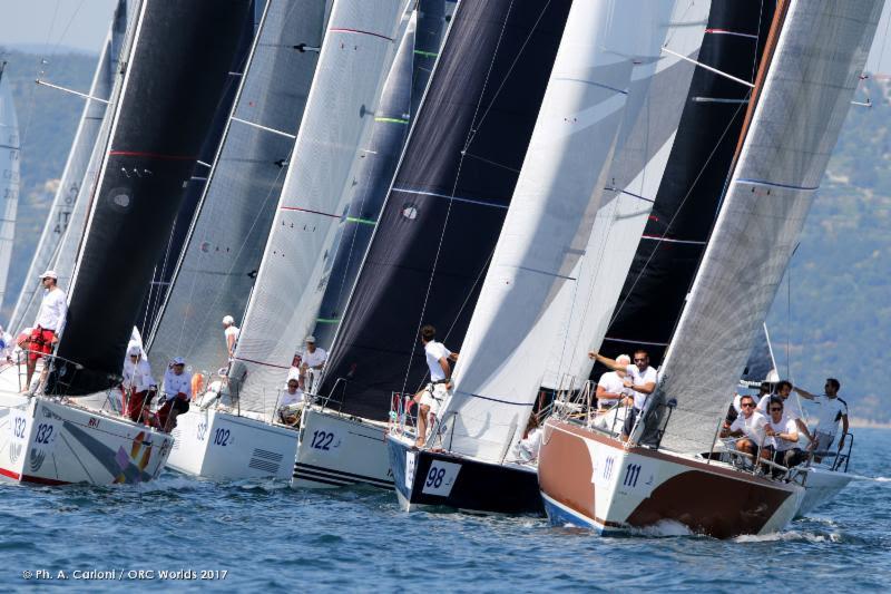 Class C racing is very close in Worlds events - photo of Class C in action in the Trieste ORC Worlds 2017 photo copyright Andrea Carloni taken at Jachtclub Scheveningen and featuring the ORC class