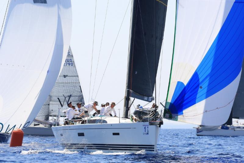 Maestro from Ukraine earned a second today in Race 2 in Class AB - 2018 ORC European Championship photo copyright Nikos Pantis taken at Famagusta Nautical Club and featuring the ORC class