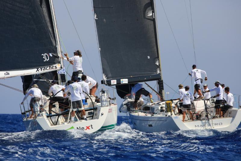 Maestro from the Ukraine earned their first race win today in Class AB - 2018 ORC European Championship photo copyright Nikos Pantis taken at Famagusta Nautical Club and featuring the ORC class