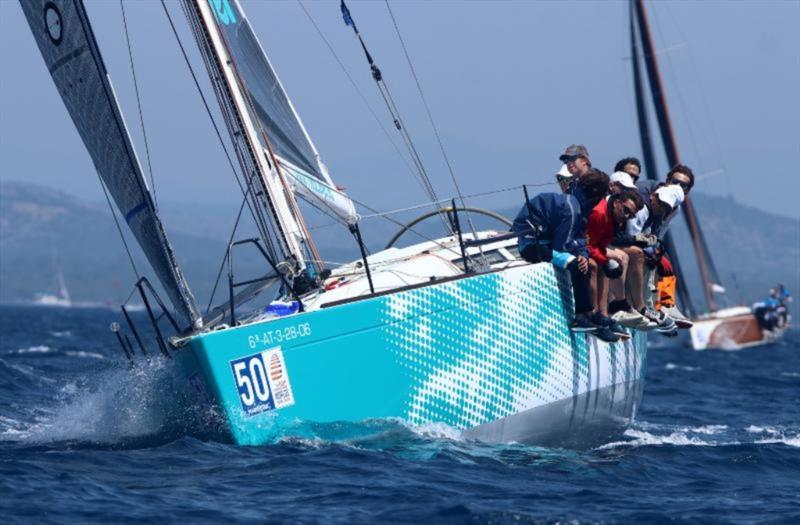 Maria Jose Vila Valero's GS 37BC Tanit IV-Medilevel is the only entry this year from Spain and has two third places in both offshore races in Class C - they may be a podium candidate tomorrow - 2019 D-Marin ORC World Championship photo copyright JK Val taken at  and featuring the ORC class