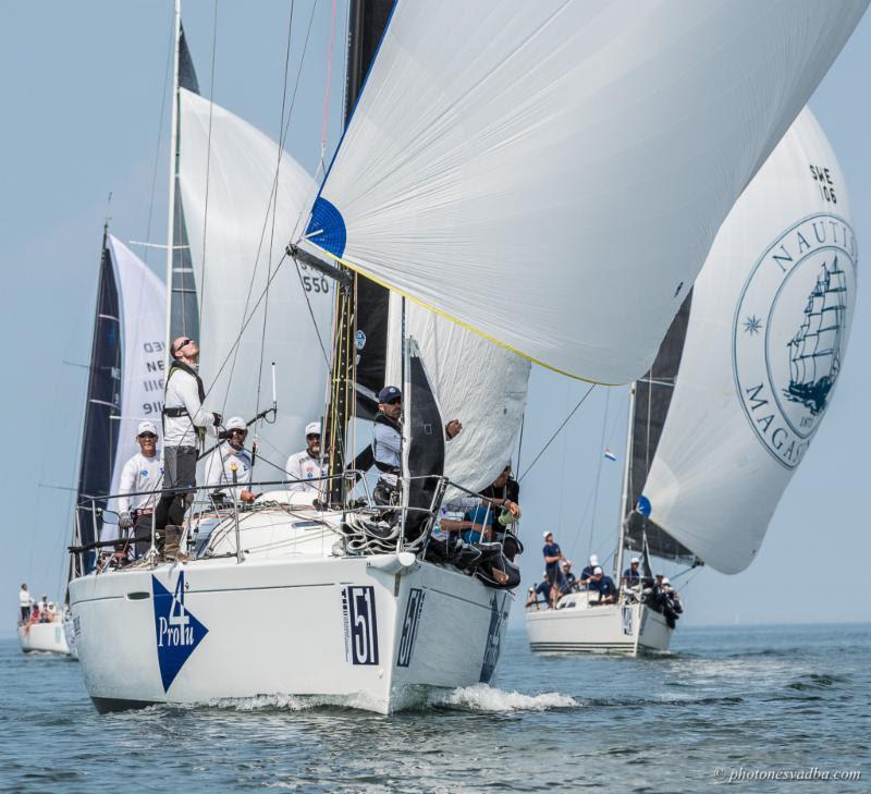 Team Pro4U in Class C action at The Hague Offshore Worlds a year ago - ORC European Championship 2019 - photo © Sander von der Borch