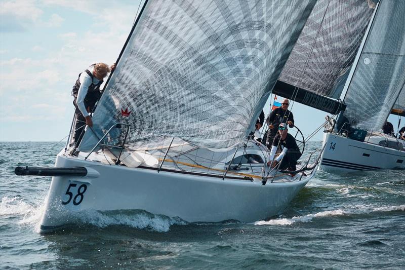 Another view of Intermezzo sailing unscathed at the top of the course - 2019 SSAB ORC European Championship - photo © Felix Diemer