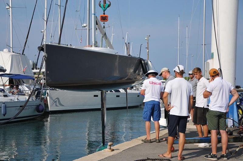 Measurement checks being made in Portoroz - ORC Sportboat European Championship 2019 photo copyright Nicola Sironi taken at  and featuring the ORC class