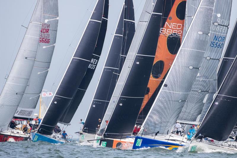 Close Class B racing in the 2018 ORC/IRC Worlds - Newport in 2020 will have the same - photo © Sander van der Borch
