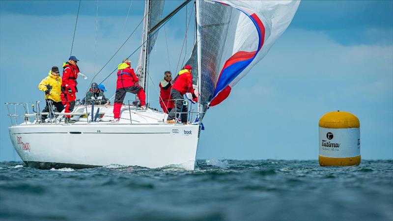 US-flagged First 40.7 `First Tracks` under Norwegian skipper Svenn Erik Hansen struggled on day 2 of Kiel Cup and finished 7th in group ORC I/II - photo © Sascha Klahn / Kieler Woche