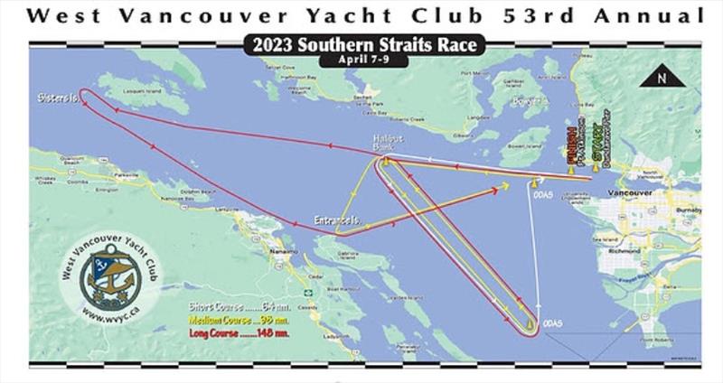 2023 Southern Straits Race - photo © West Vancouver Yacht Club