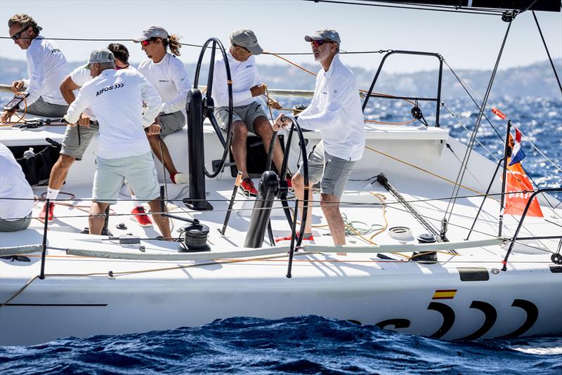 H.M. The King Felipe VI of Spain onboard Aifos - Day 5 of the 41st Copa del Rey MAPFRE  - photo © María Muiña / Copa del Rey MAPFRE