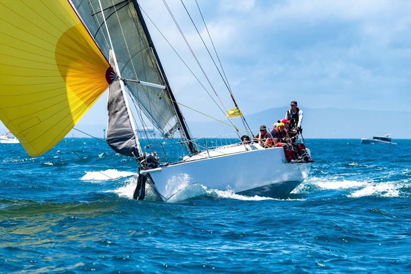 Alien competing in the 2023 Melbourne to Hobart Yacht Race photo copyright Michael Currie taken at Ocean Racing Club of Victoria and featuring the ORC class