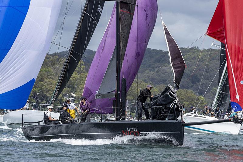 A blaze of colour with Litte Nico in foreground - ORC NSW Championship 2024 photo copyright Andrea Francolini taken at Royal Prince Alfred Yacht Club and featuring the ORC class