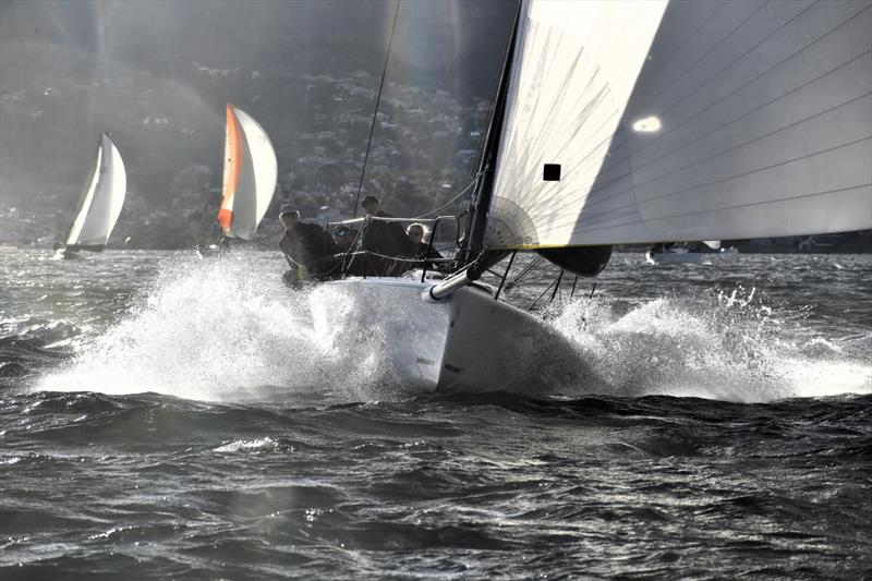 Assagai (Chris Sheehan) is leading Division 2 on ORC in the Banjo's Shoreline Crown Series Bellerive Regatta - photo © Jane Austin