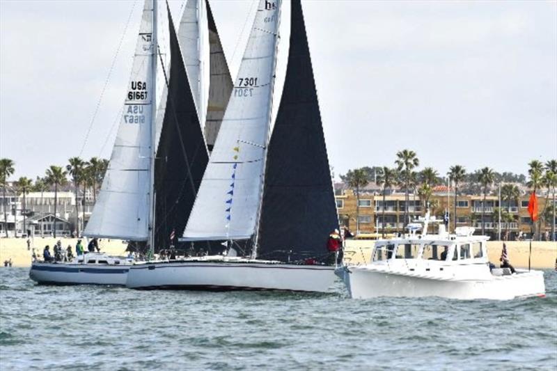Andreas and Day Tripper II approach the start of N2E Friday. Andreas would unseat the 16-time class winner ahead of them here - photo © Laurie Morrison Photography
