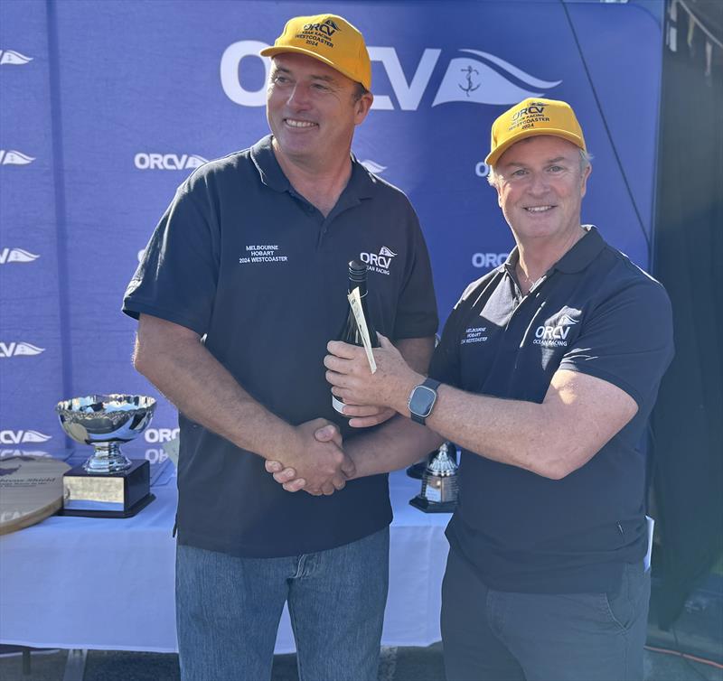 Dennis Ward Allan Collins Rookier Skipper Recipient - 2024 Melbourne to Hobart Yacht Race photo copyright Jane Austen taken at Ocean Racing Club of Victoria and featuring the ORC class