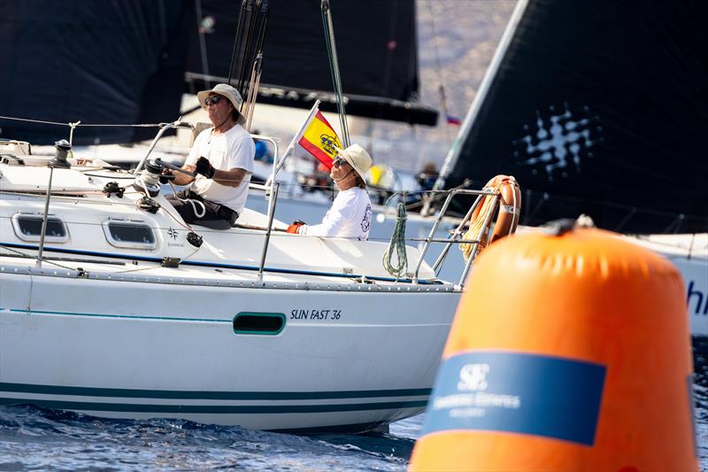 A2 Fleet start La Larga photo copyright María Muiña taken at Real Club Náutico de Palma and featuring the ORC class