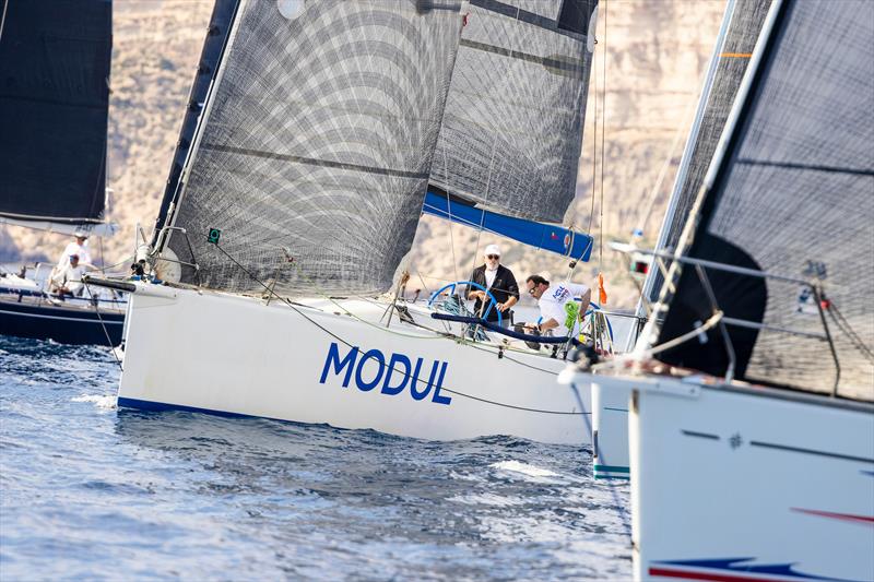 A2 Fleet start La Larga photo copyright María Muiña taken at Real Club Náutico de Palma and featuring the ORC class