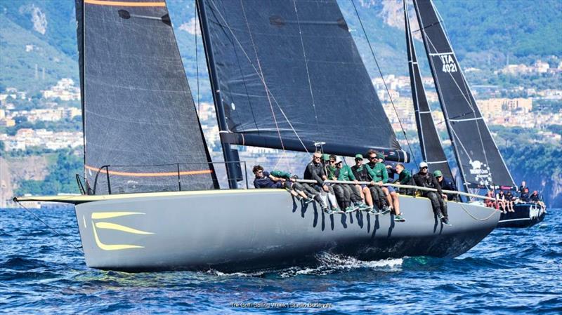 Wallyrocket51 Team Django, with Vasco Vascotto on tactics photo copyright Tre Golfi Sailing Week / Studio Borlenghi taken at Circolo del Remo e della Vela Italia and featuring the ORC class