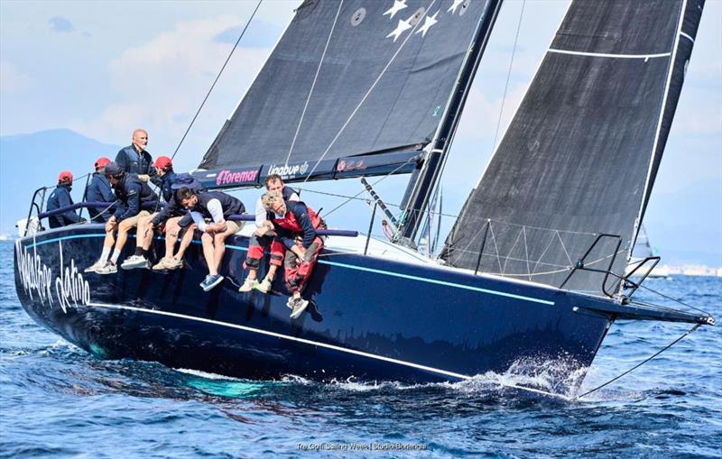 Mascalzone Latino (Farr 40) by Vincenzo Onorato photo copyright Tre Golfi Sailing Week / Studio Borlenghi taken at Circolo del Remo e della Vela Italia and featuring the ORC class