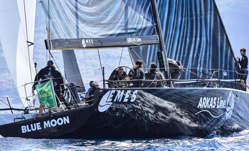 ARKAS Sailing Team – Blue Moon (TP52) by Arcas Bernard photo copyright Tre Golfi Sailing Week / Studio Borlenghi taken at Circolo del Remo e della Vela Italia and featuring the ORC class