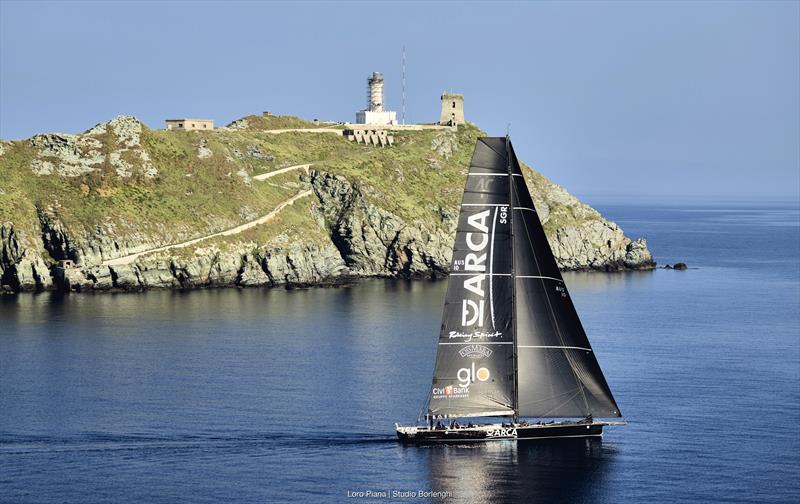 Rounding the rock in the Loro Piana Giraglia 2025 - photo © Loro Piana / Studio Borlenghi