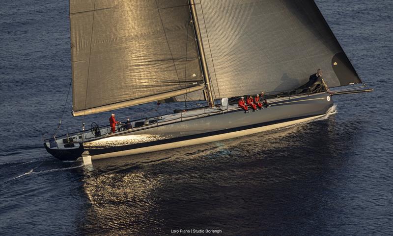 Rounding the rock in the Loro Piana Giraglia 2025 - photo © Loro Piana / Studio Borlenghi