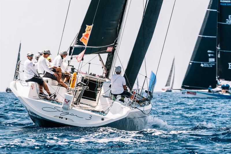 SUGAR 3, Italia Yachts 11.98 owned by Ott Kikkas (EST), with Sandro Montefusco (ITA) helming - ORC European Championship 2025 at Copa del Rey MAPFRE - Day 2 - photo © Janis Spurdzins for ORC