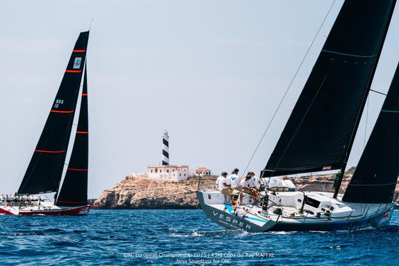 TP52s CRIOULA and VESPER - Uber ORC C class - ORC European Championship 2025 at Copa del Rey MAPFRE - Day 2 - photo © Janis Spurdzins for ORC