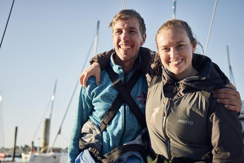 Lina Rixgens and Sverre Reinke, a strong mixed offshore team sailing the Sun Fast 30 OD GAIA - photo © Anne Beauge / LGL