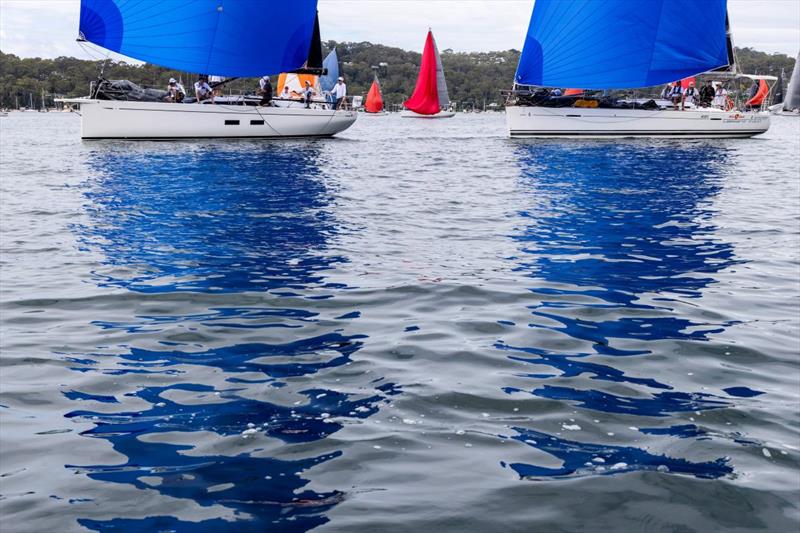 A quiet moment under kite on Pittwater today - 2026 Pantaenius Pittwater Regatta - photo © Andrea Francolini / RPAYC