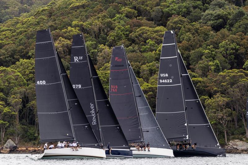 Super 40s showdown at the start - 2026 Pantaenius Pittwater Regatta - photo © Andrea Francolini / RPAYC