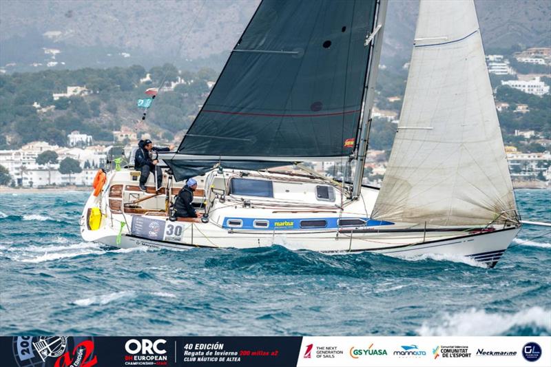 O'MARY LOU (X-332), sailed by veteran world champion Jesús de Miguel and José Gutiérrez - 2026 ORC DH European Championship Altea / 200 Millas a2 2026  photo copyright Julia Matos Astorgano taken at  and featuring the ORC class